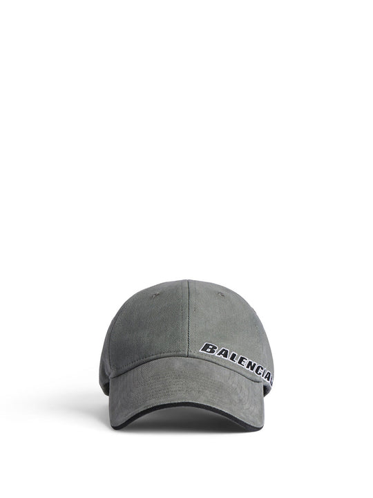 Tilted Typo Cap In Cotton Drill