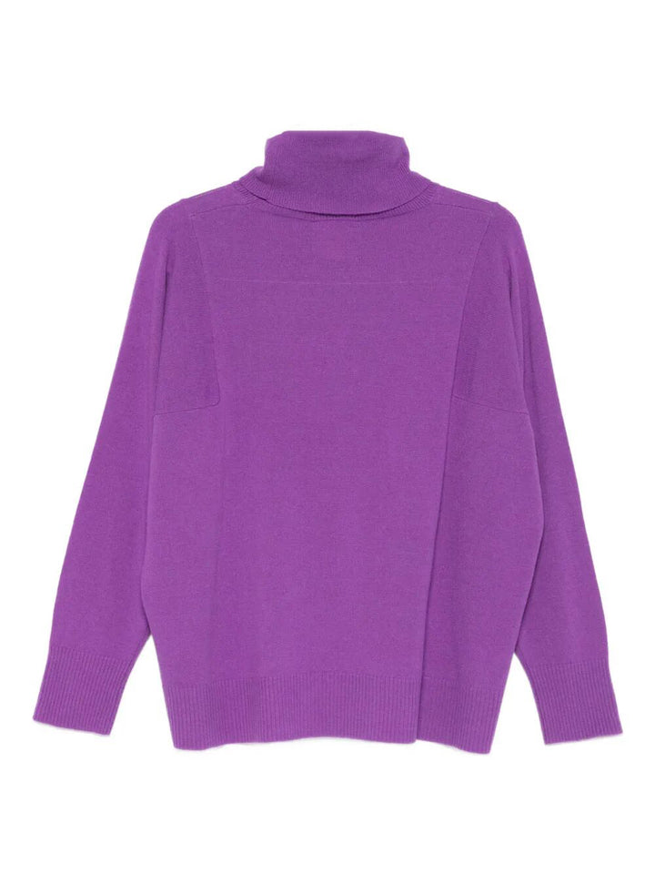 Roberto Collina Turtle neck - Pink & Purple | 41ff652e0171cf4129b81608afd2346b04c55d7b