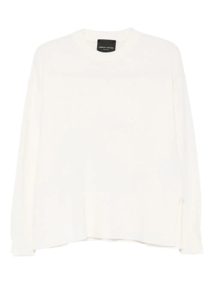 Roberto Collina Pullover - White | 3ed8c60bde6a13c3c26868585a5b674c17f8e517