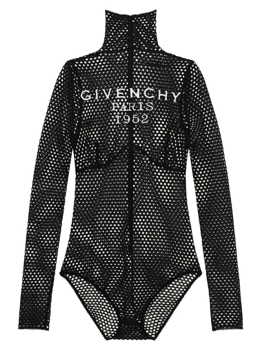 Mesh Bodysuit With Givenchy Paris 1952