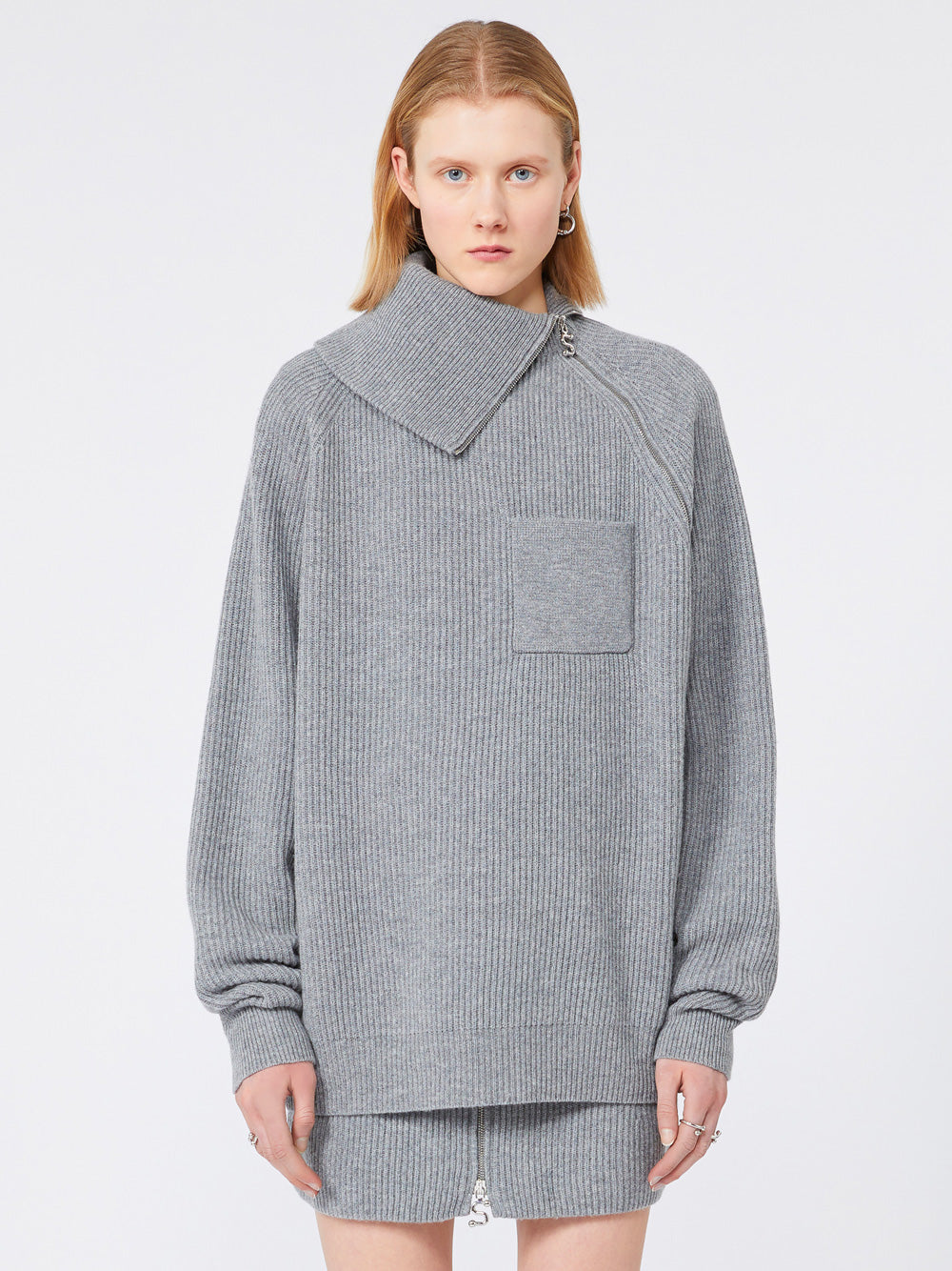 Sportmax V neck - Grey | e1c4eafe52e4ffecb31381db9c3cfbd26cd34702