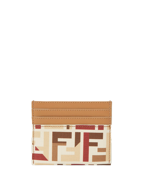 Fendi Roma Ff Fabric Card Holder