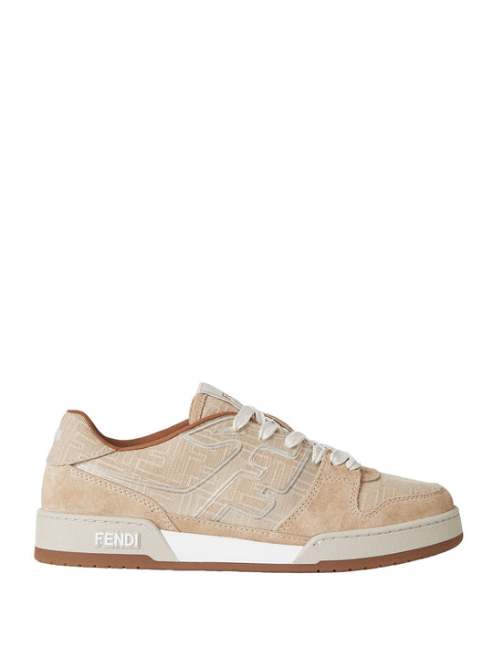 Fendi Match Low Top Sneakers In Jacquard Ff