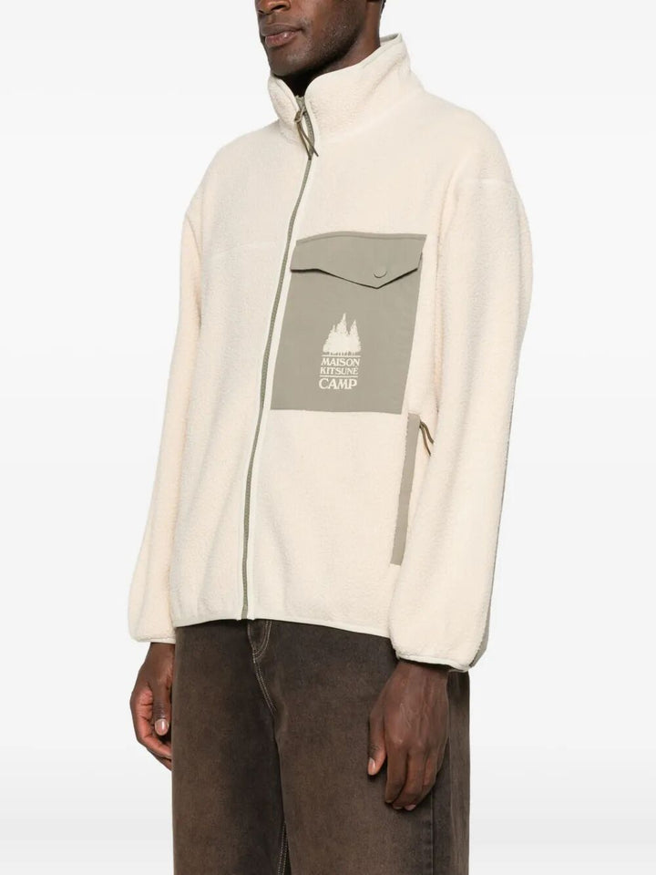 Maison KitsunÉ Sport jackets & wind breakers - Nude & Neutrals | f41e3752b71c0bbdba7e71eafc82f19c756c56be