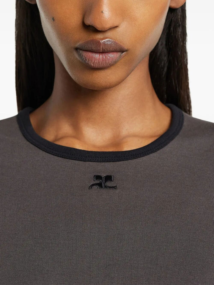 Courreges T-shirts - Grey | 6b836033825d0d10a0c3cd0f461bed285b8cdbd7