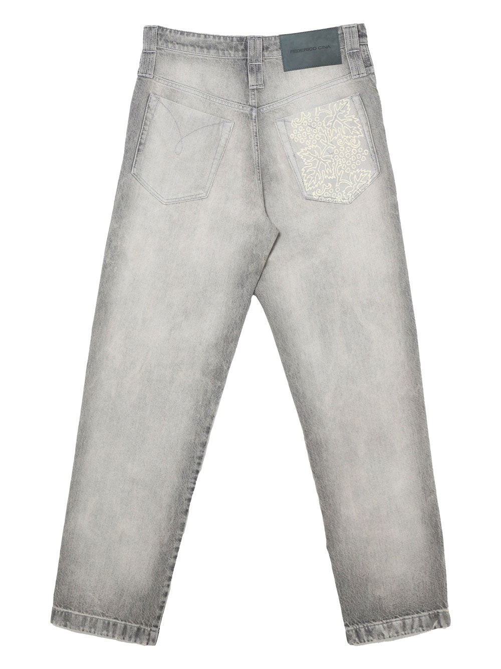 Federico Cina Straight leg - Grey | cd704352f491d1d98e66be48564f50dabad6edda