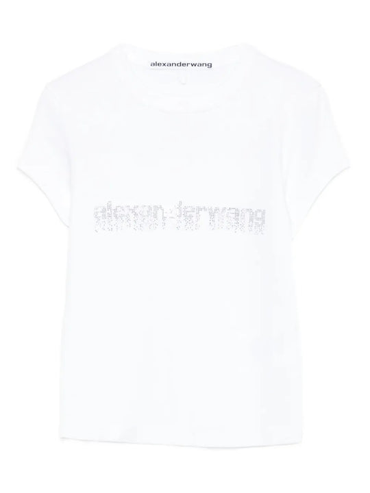 Crystal Hotfix Logo Cotton Baby T-Shirt