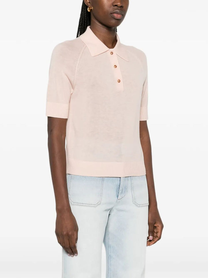 Victoria Beckham Polo neck - Nude & Neutrals | 203221e9d7578cc8f9234e343ef106ecfb33b65d