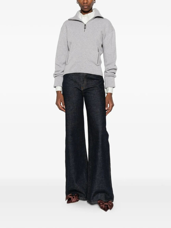 Victoria Beckham Turtle neck - Grey | 6d0a8028df41298e47bd5118fd21abbd0c965f40