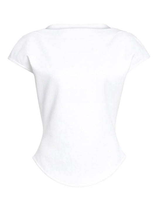 Cap Cotton Fitted T-Shirt