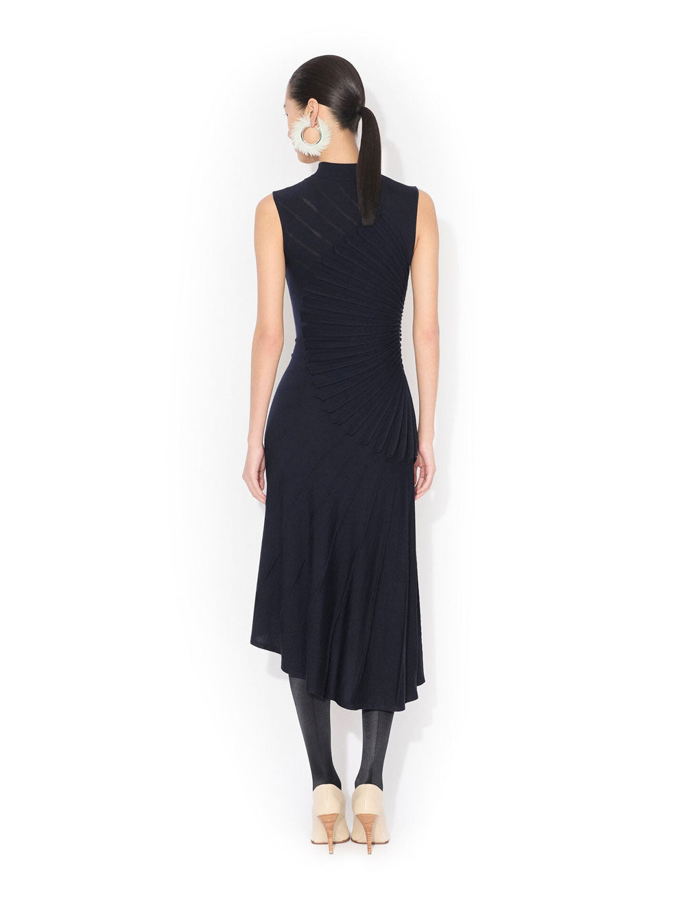 AlaÏA Midi dresses - Blue | c59684303b66568bacbb04bf87a904217c339a1a