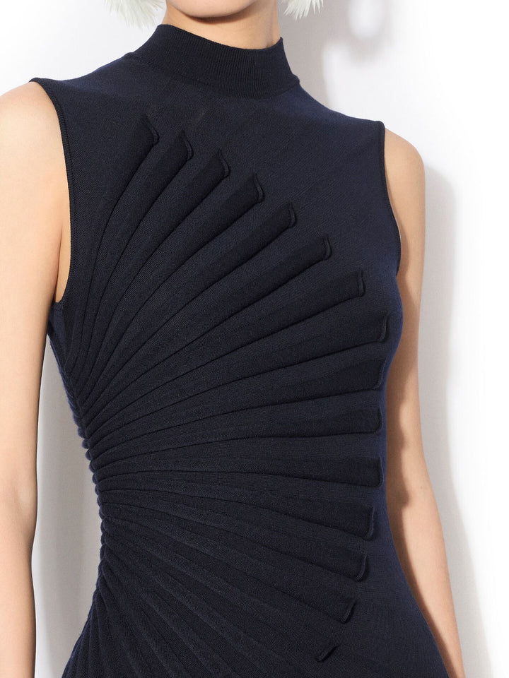 AlaÏA Midi dresses - Blue | 3cf4e365875415250397c4c3535387414a8731e5