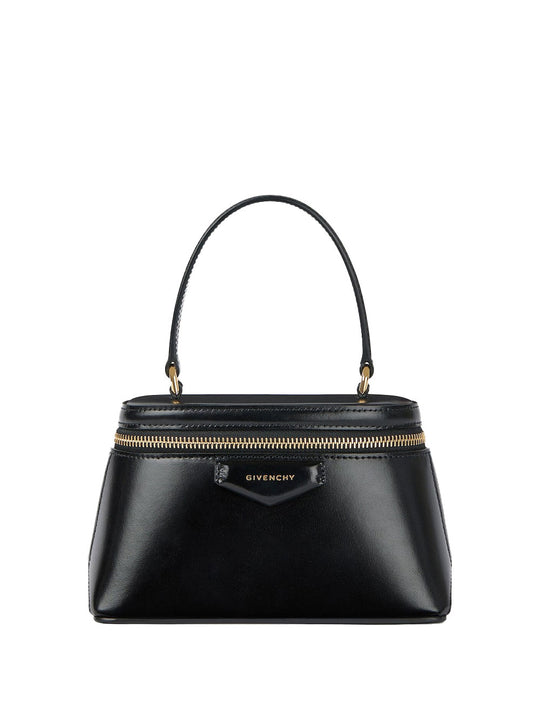 Antigona Vanity Bag In Box Leather With Chain