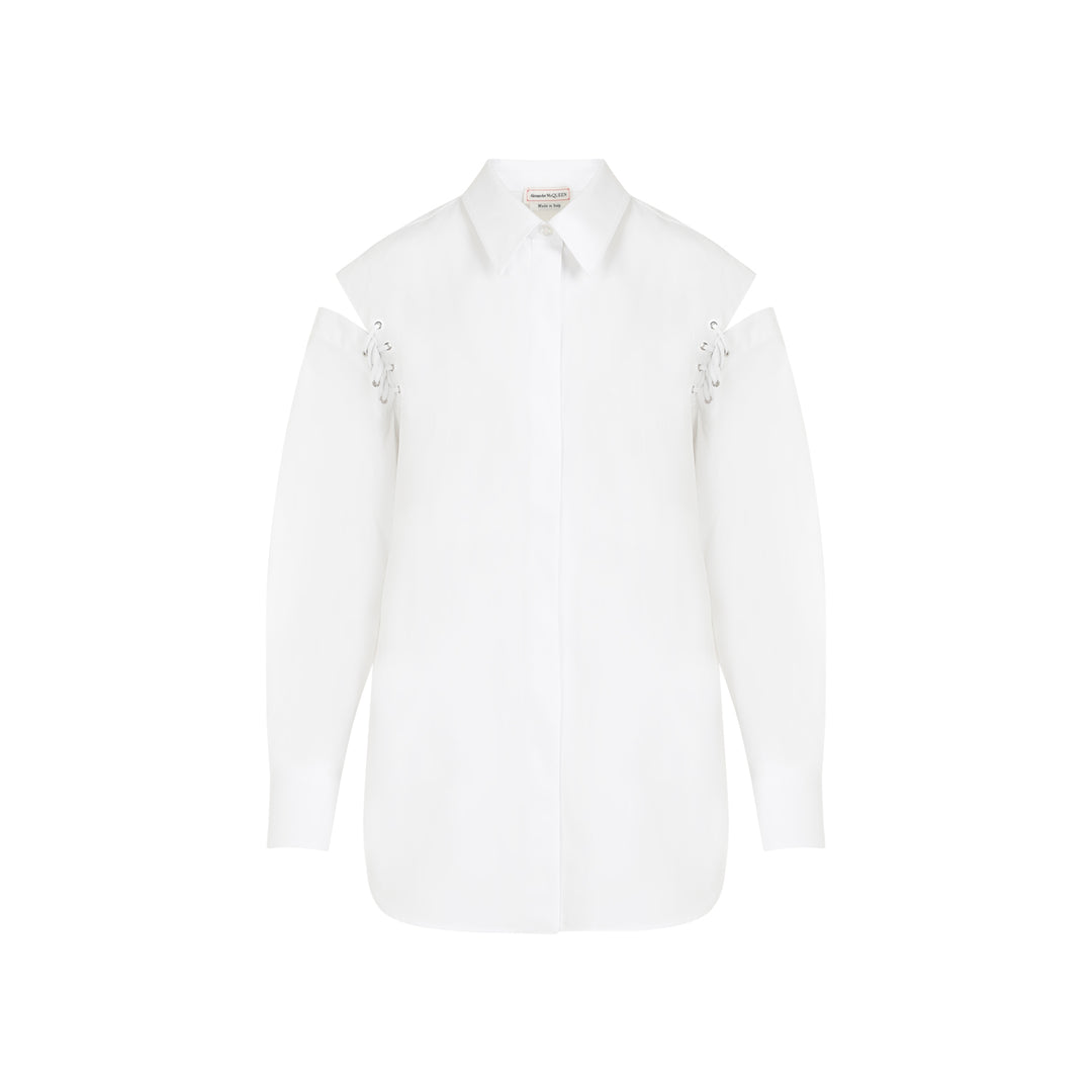 Alexander Mcqueen Shirts - White | fd57d021f6f681f2ac0353d459725b71320638cb