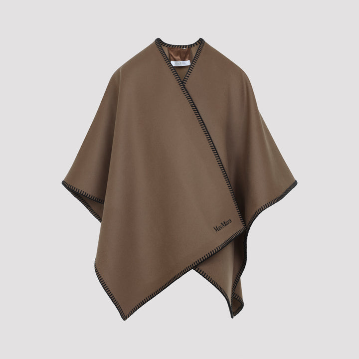 Max Mara Cape - Brown | 4838c997253b5395aa8eee320f0dd6165466f2e1