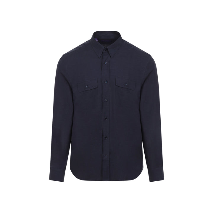 Ralph Lauren Purple Label Shirts - Blue | 75de65f0e76def284eebdcd86443d91683accb90