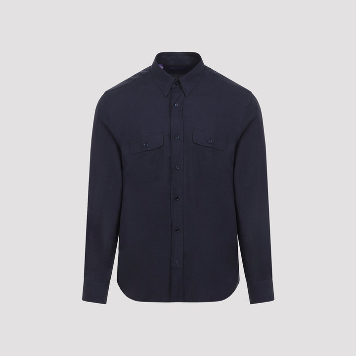 Ralph Lauren Purple Label Shirts - Blue | 7a8301db62cddf12754254a335d6176c19ff00a3