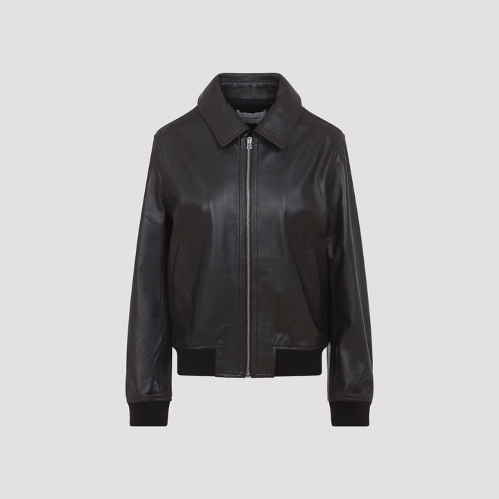 Yves Salomon Leather - Brown | af2eb82aa5b179a1ac079ae70f72c59cb26cd9bd