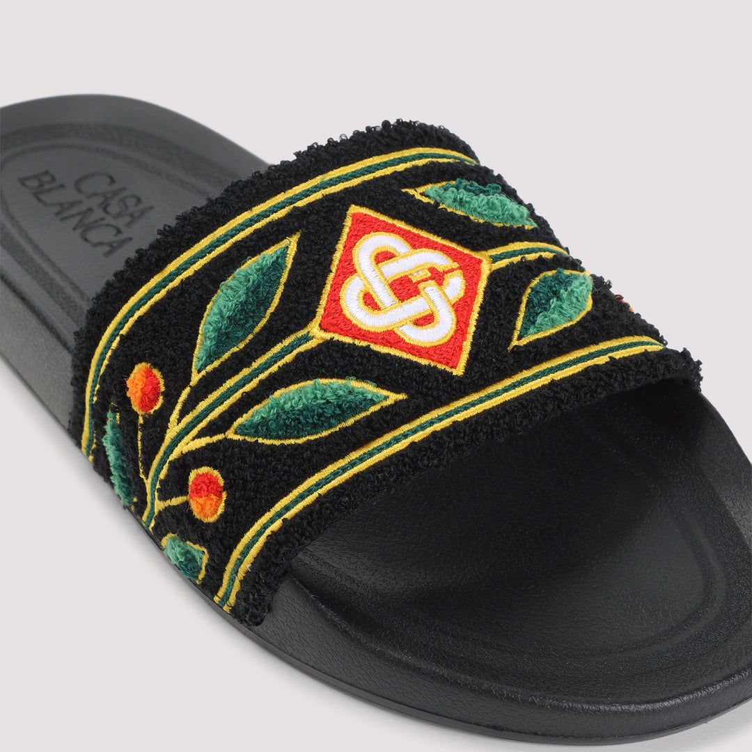 Casablanca Sandals - Black | f608a4c65953fe523e1b38f77b0aff9153327864