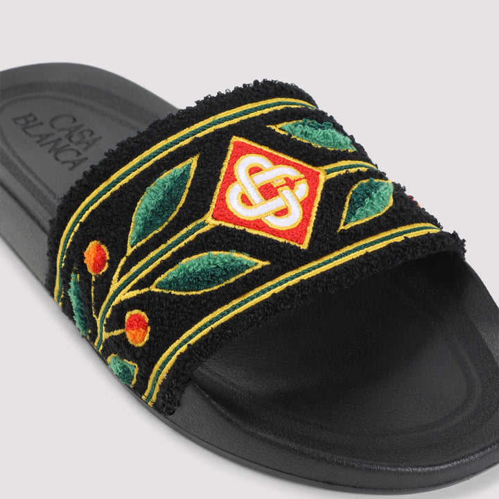 Casablanca Sandals - Black | f608a4c65953fe523e1b38f77b0aff9153327864