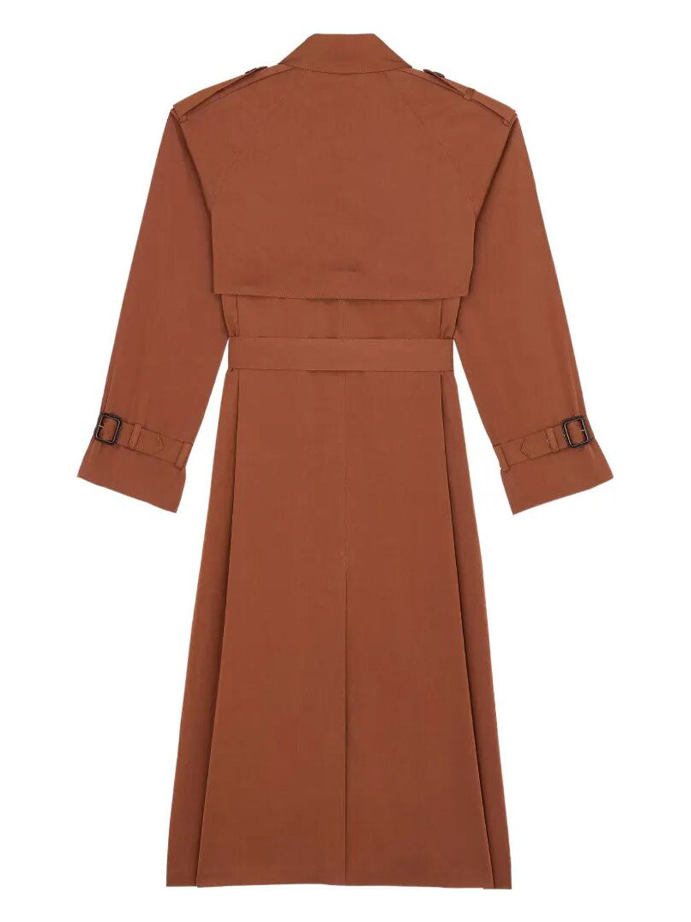 Saint Laurent Paris Trench - Brown | 5f3cb2bf3a3625310b7e7faae08bab20d5d5d365