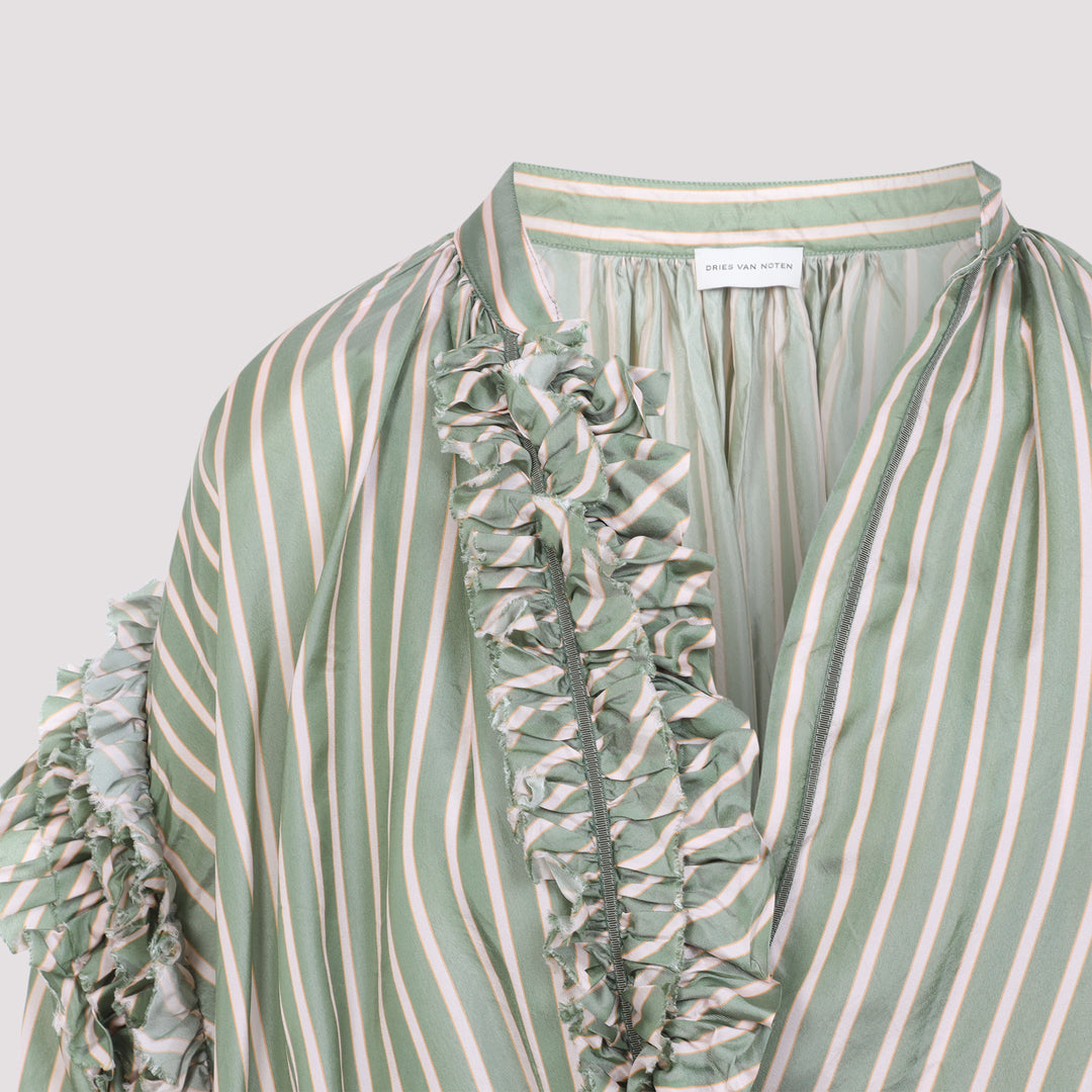 Dries Van Noten Shirts - Green | f166dc7bfadbf27b53b872a71985f9575121a708