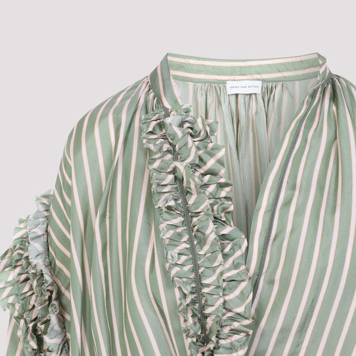 Dries Van Noten Shirts - Green | f166dc7bfadbf27b53b872a71985f9575121a708
