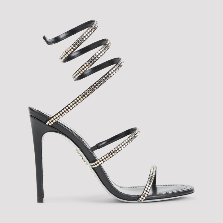 Rene` Caovilla Sandals - Black | 597fce4a0906aace8790f1198634a3fd695622d4