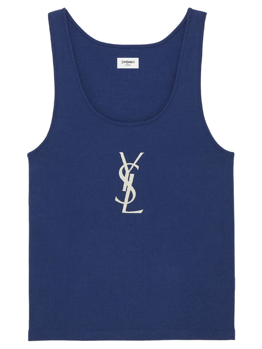 Cassandre Tank Top With Oversized Embroidery