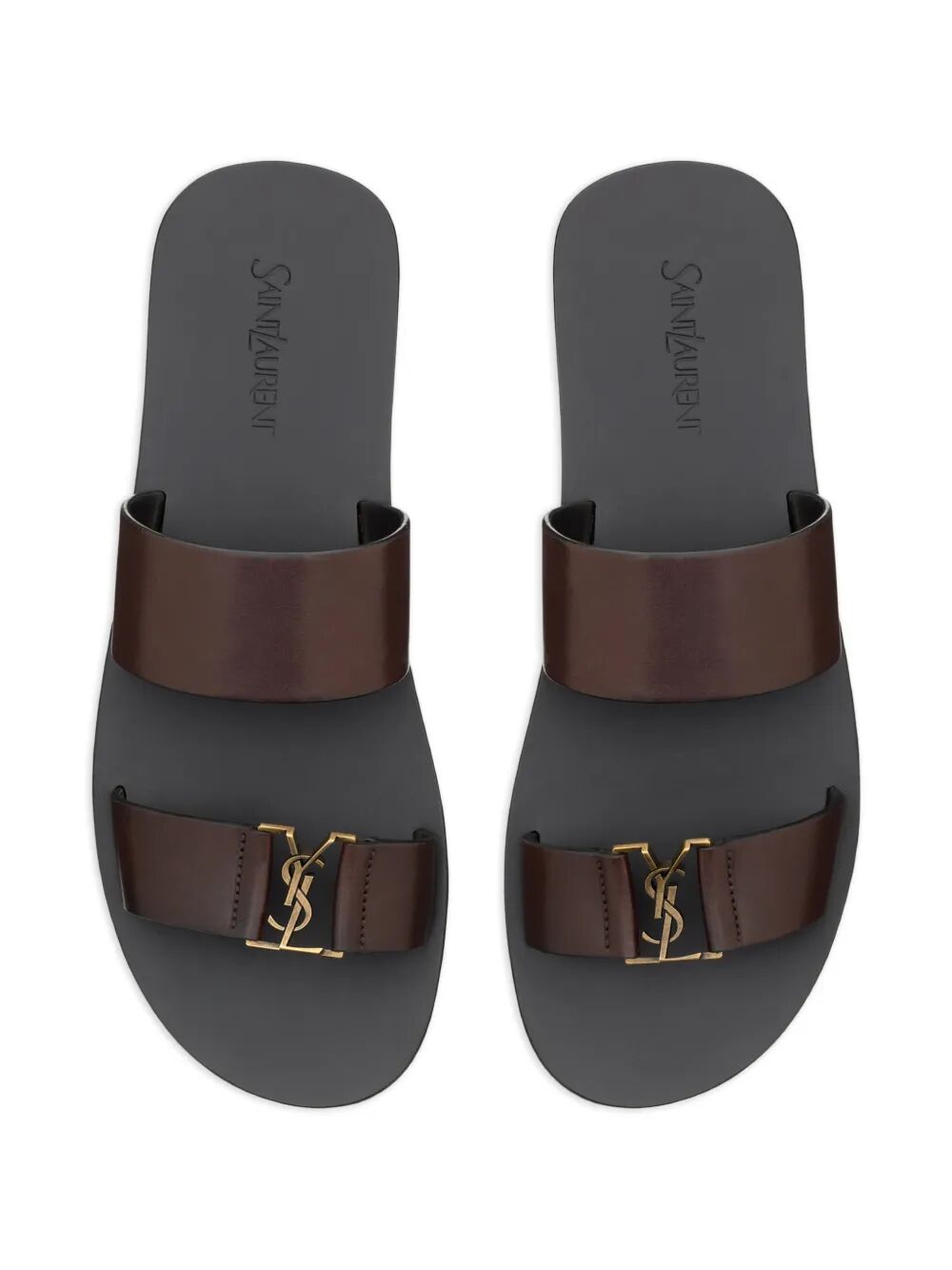 Saint Laurent Paris Sandals - Brown | 9cbba737fe4f84d482cac3abcb68e1570bfa0c8f