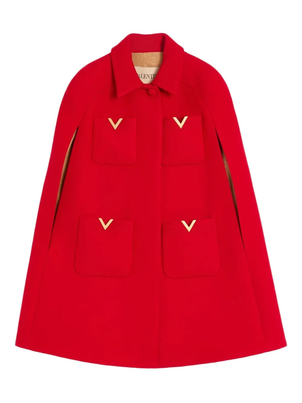 Valentino Garavani Cape - Red | 83e050274c38c47a1c433670c5ab8cc8c904b512