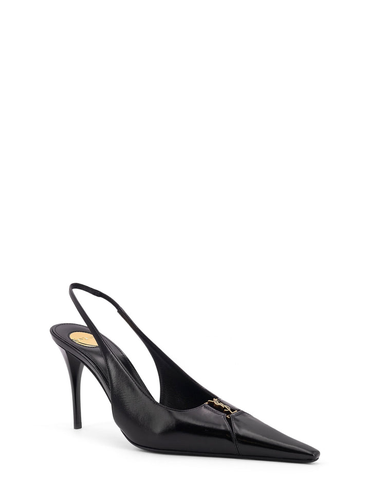 Saint Laurent With Heel - NERO/NERO/NERO | f470bf1f3300ce50a18820f60292b71cfcbbec3d