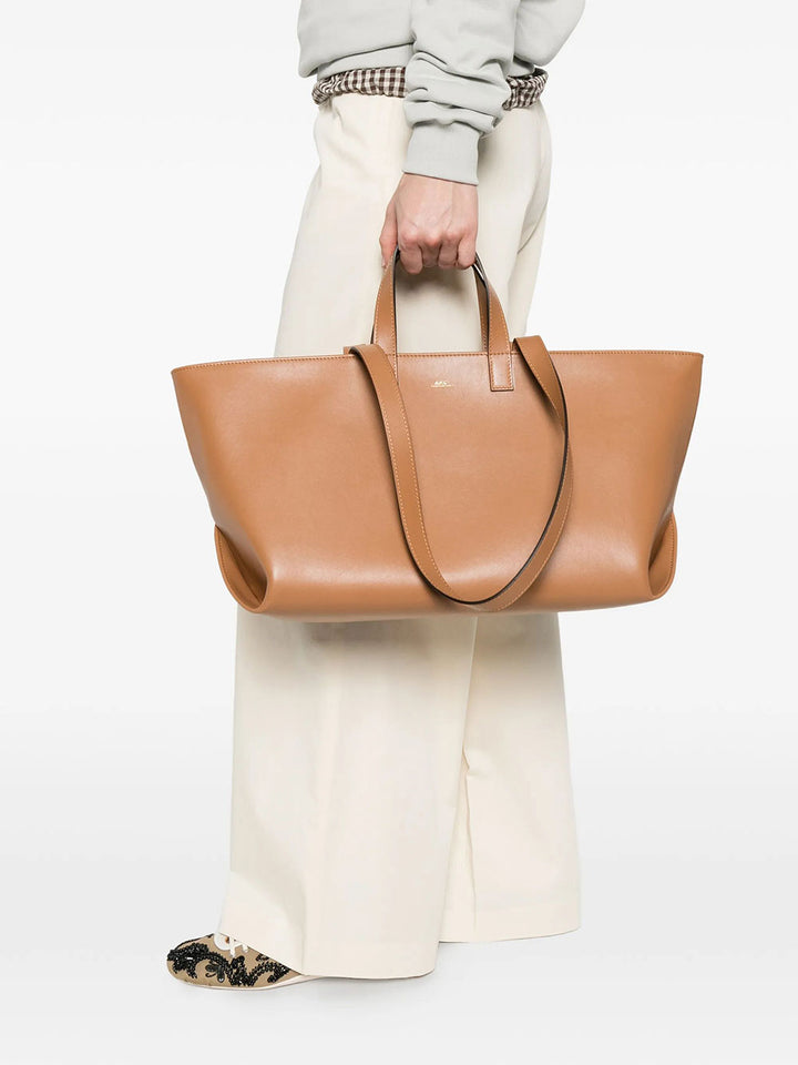 A.P.C. Totes - Brown | a45f36624c61d9d084011a01f02fc25ea24ddcac