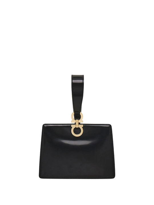 Glossy Leather Mini Clutch