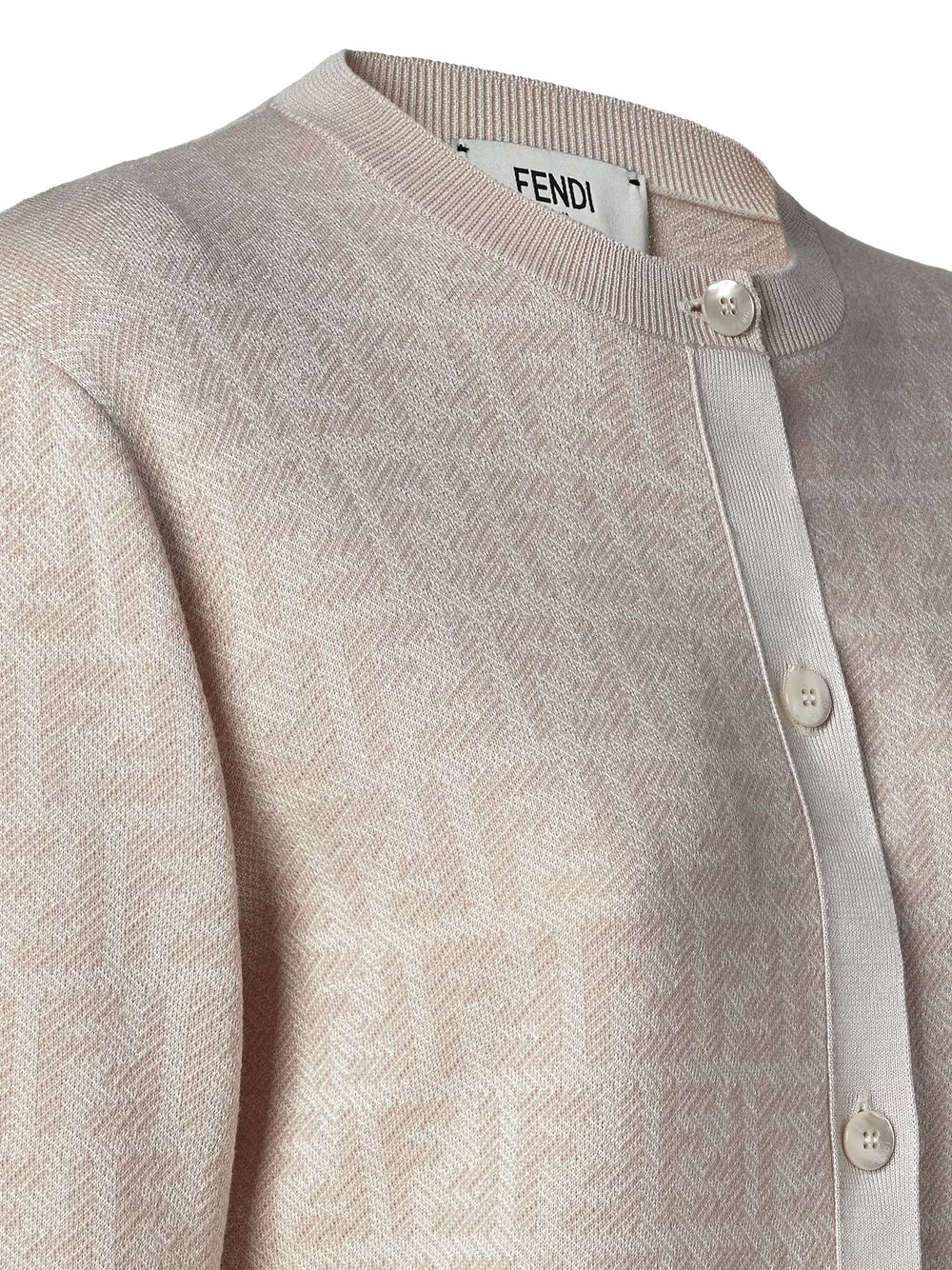 Fendi Cardigan - Nude & Neutrals | 9fd8be8f3b19b218d2d6047360f0df2da7e6fd0c
