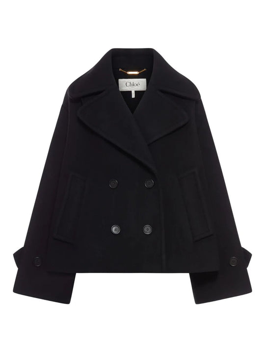 Oversized Wool Short Coat