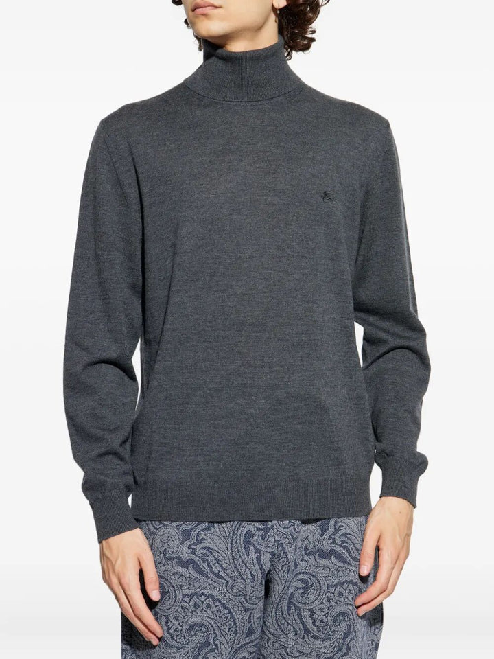 Etro Turtle neck - Grey | b5bab13d364e9f69656200f4fe24d8885c72b47d