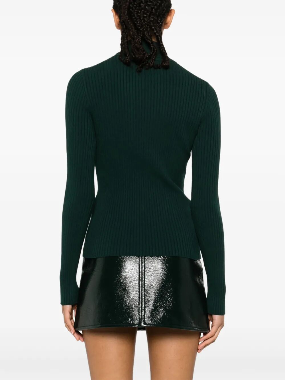 Courreges Turtle neck - Green | 9ec46c3fafa0b5f1b6ada38acb1aa4756dbd6e70
