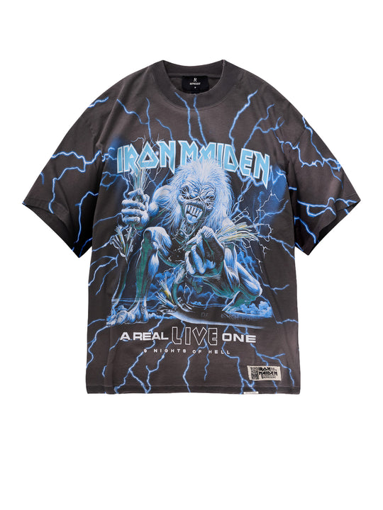 Iron Maiden X A Real Live One Cotton And Hemp T-Shirt
