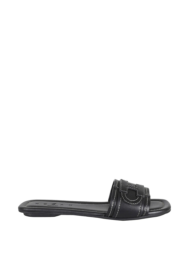 Hogan Sandals - Black | b77427ed99207ed389fba8bbb1805beedc8552d9