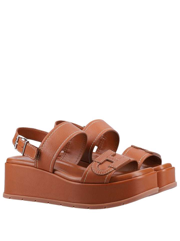 Hogan Sandals - Brown | 867106d5a42ff49adbdea1aa459822b1c2f238cf