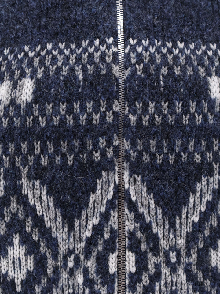 Brunello Cucinelli Sweaters - NAVY PANAMA GRGIO MEDIO | 809461d29b0ec6c268e05c130afc1758fd2a2fe2