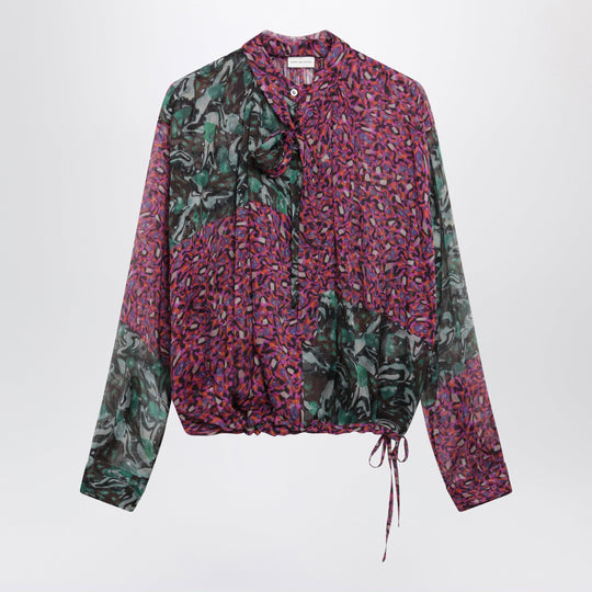 Multicolored Silk Blouse