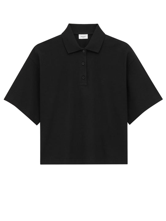 Cotton Blend Polo Shirt
