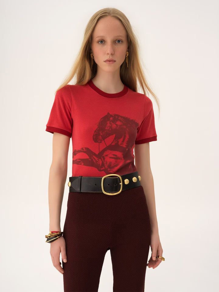 ChloÉ T-shirts - Red | 47b763824b21bfa39a3209dfe6b6a50eb4930d1e