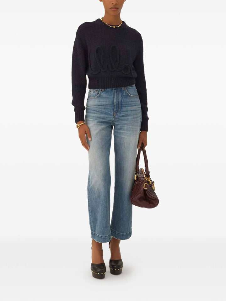 ChloÉ Wide leg - Blue | 367350a37c5991ec0d727117d137d3314b904b95