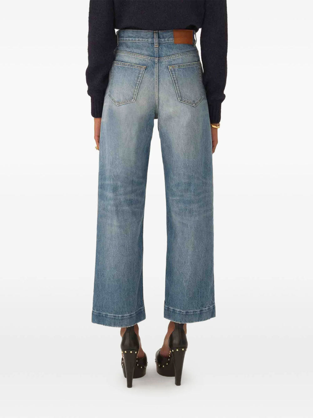 ChloÉ Wide leg - Blue | f2458dd28fa25d83b9823b8d615e9fdbcddf39ce