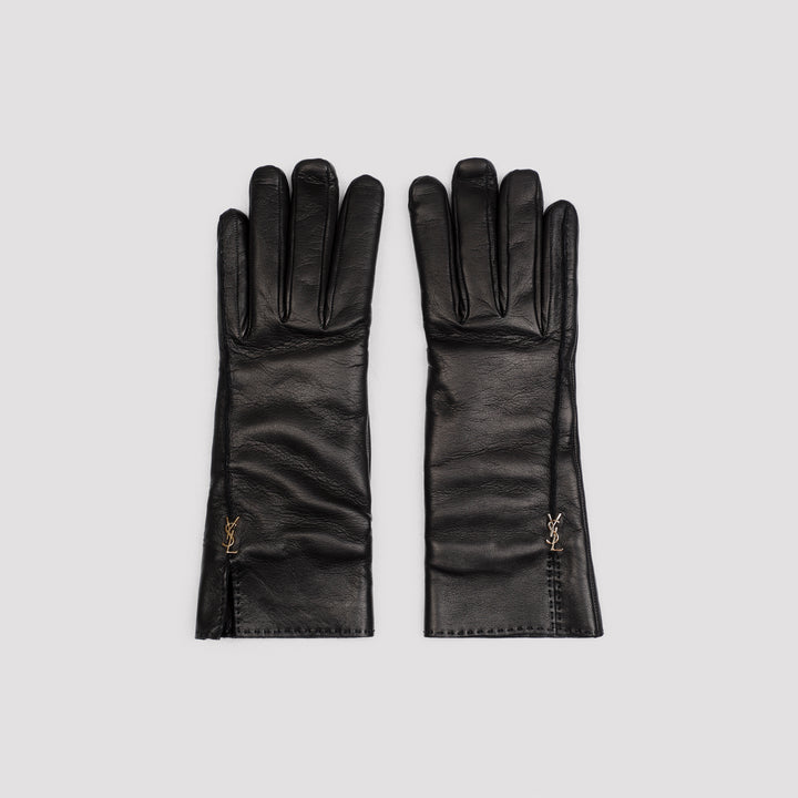 Saint Laurent Gloves - Black | c0f76b3f8a99e384bea3394f3cee30ac5d884663
