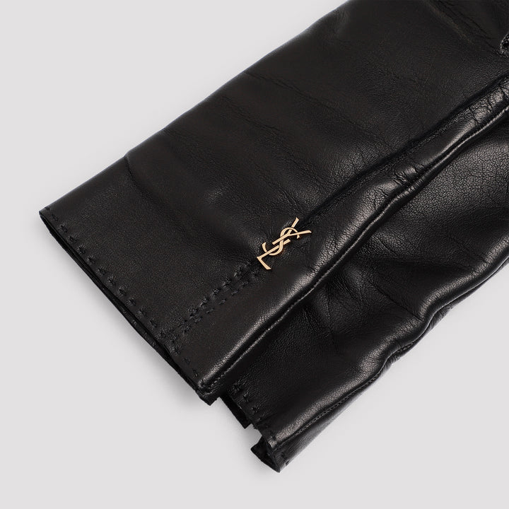 Saint Laurent Gloves - Black | ed92a2f760c24348da1b54983d39ab2fe0eb2767