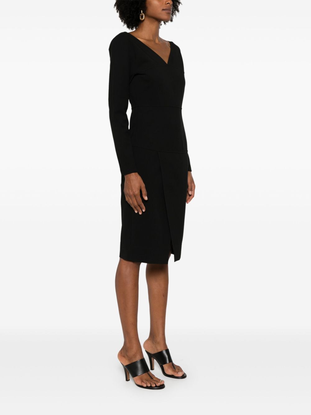 Fendi Midi dresses - Black | e13cd49b5c72db131fd3f2e0b4dbdfd7e234504d